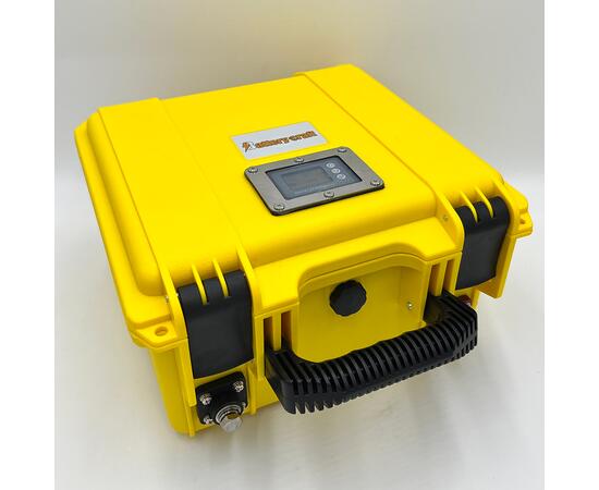 Аккумулятор BatteryCraft Lifepo4 12V 130Ah BMS 100 A c Bluetooth (желтый корпус), фото 