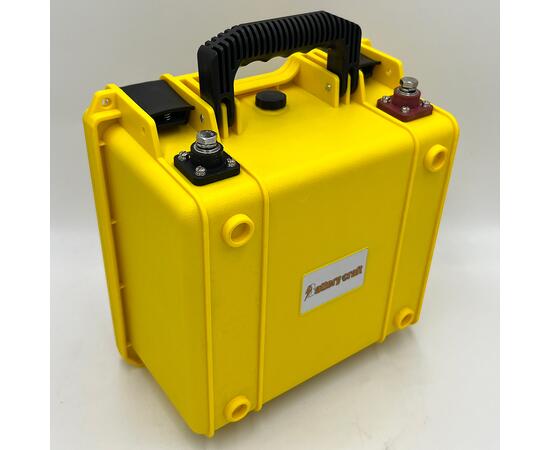 Аккумулятор BatteryCraft Lifepo4 12V 130Ah BMS 100 A c Bluetooth (желтый корпус), фото , изображение 3