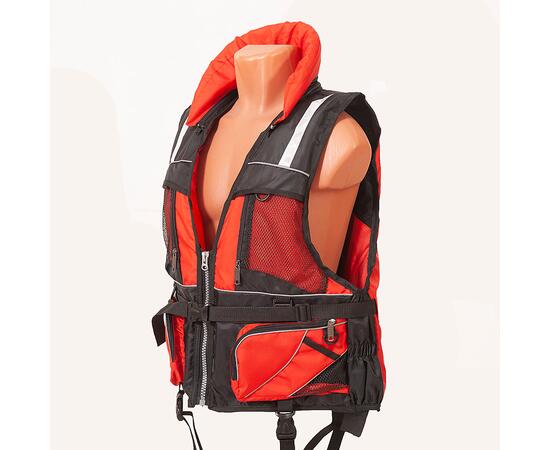 Жилет спасательный Ковчег Премиум 2XL-3XL до 115 кг красный, фото 
