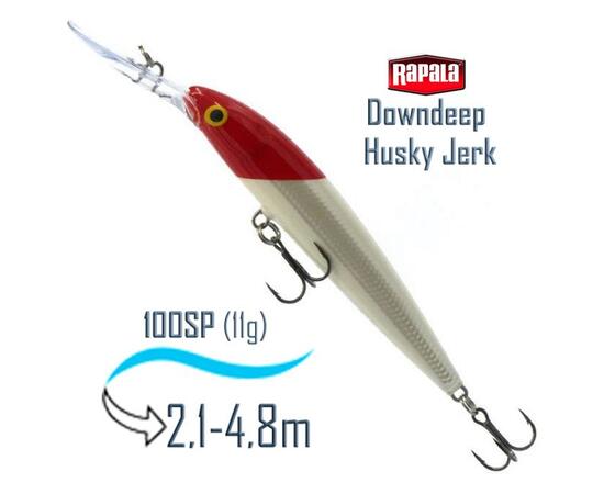 Воблер RAPALA Downdeep Husky Jerk 10, RH, Цвет: RH, Вес гр: 11, Длина, мм: 100 мм, фото 