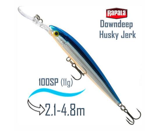 Воблер RAPALA Downdeep Husky Jerk 10, SB, фото 