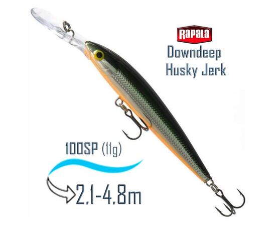 Воблер RAPALA Downdeep Husky Jerk 10, TSD, фото 