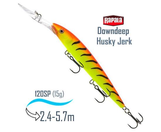 Воблер RAPALA Downdeep Husky Jerk 12, HT, Цвет: HT, Вес гр: 15, Длина, мм: 120 мм, фото 