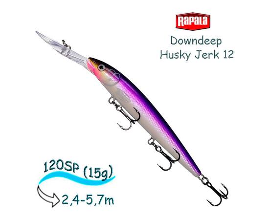 Воблер RAPALA Downdeep Husky Jerk 12, PDS, Цвет: PDS, Вес гр: 15, Длина, мм: 120 мм, фото 