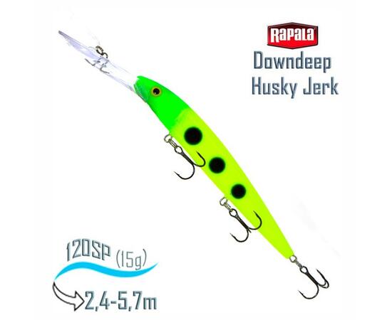 Воблер RAPALA Downdeep Husky Jerk 12, SLM, фото 