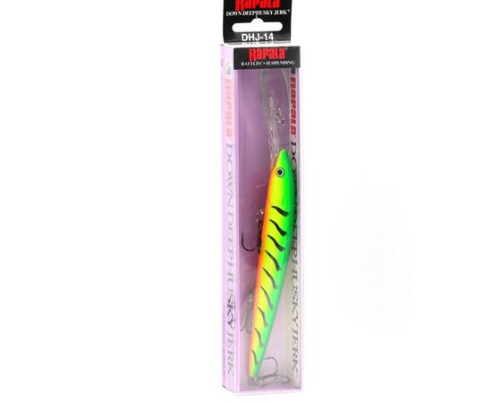 Воблер RAPALA Downdeep Husky Jerk 14, FT, Цвет: FT, Вес гр: 23, Длина, мм: 140 мм, фото , изображение 2