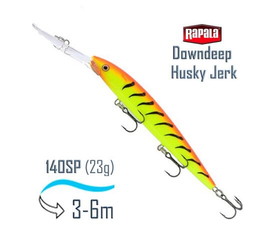 Воблер RAPALA Downdeep Husky Jerk 14, HT, Цвет: HT, Вес гр: 23, Длина, мм: 140 мм, фото 
