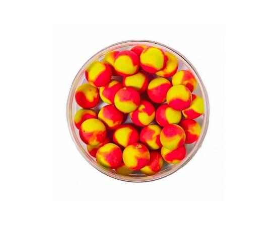 Lion Baits Бойлы плавающие Pop-Up "Aroma Free" (без аромы) желто-красные 12 мм, Вкус: без вкуса, Расцветка: желто-красный, Диаметр (мм): 12, фото , изображение 2
