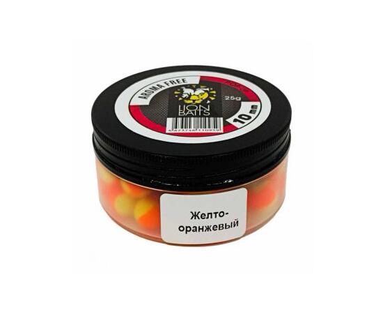 Lion Baits Бойлы плавающие Pop-Up "Aroma Free" (без аромы) желто-оранжевые 10 мм, Вкус: без вкуса, Расцветка: желто-оранжевый, Диаметр (мм): 10, фото 