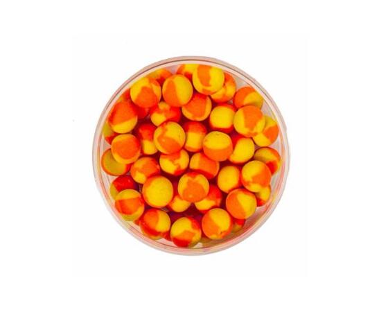 Lion Baits Бойлы плавающие Pop-Up "Aroma Free" (без аромы) желто-оранжевые 10 мм, Вкус: без вкуса, Расцветка: желто-оранжевый, Диаметр (мм): 10, фото , изображение 2