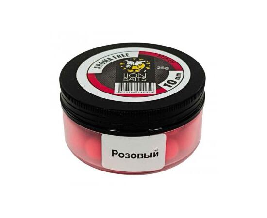 Lion Baits Бойлы плавающие Pop-Up "Aroma Free" (без аромы) розовые 10 мм, Вкус: без вкуса, Расцветка: розовый, Диаметр (мм): 10, фото 