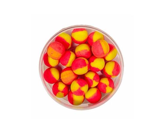 Lion Baits Бойлы плавающие Pop-Up "Aroma Free" (без аромы) желто-красные 14 мм, Вкус: без вкуса, Расцветка: желто-красный, Диаметр (мм): 14, фото , изображение 2