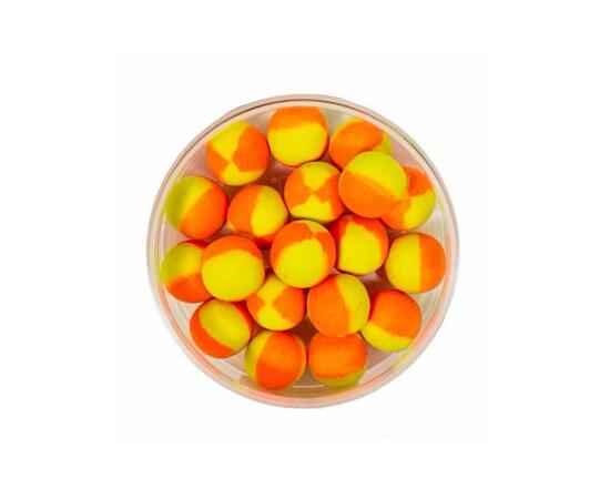 Lion Baits Бойлы плавающие Pop-Up "Aroma Free" (без аромы) желто-оранжевые 14 мм, Вкус: без вкуса, Расцветка: желто-оранжевый, Диаметр (мм): 14, фото , изображение 2