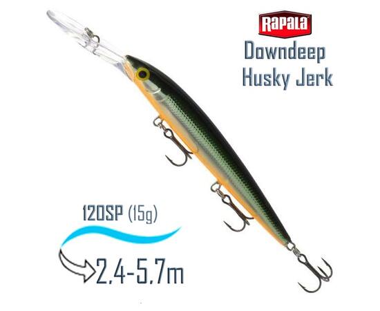 Воблер RAPALA Downdeep Husky Jerk 12, TSD, фото 