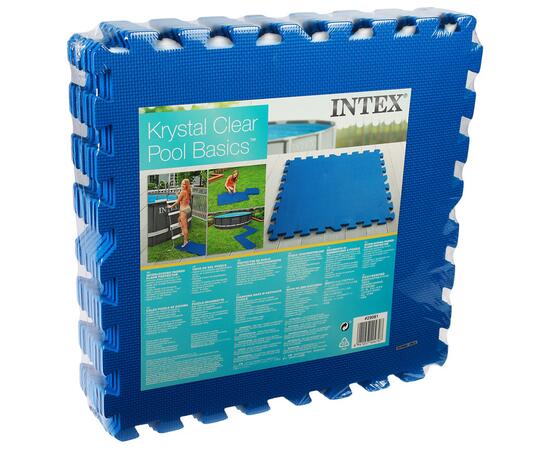 Подстилка-пазл для бассейна Intex 8 шт 50x50x1 см, фото 