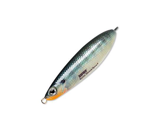 Незацепляйка с шумовой камерой RAPALA Rattlin' Minnow Spoon 08, BG, фото 