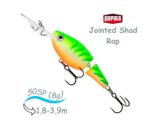 Воблер RAPALA Jointed Shad Rap 05, GTU, Цвет: GTU, фото 