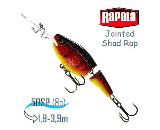 Воблер RAPALA Jointed Shad Rap 05, RFCWT, Цвет: RFCW, фото 