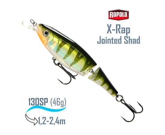 Воблер RAPALA X-Rap Jointed Shad 13, YP, Цвет: YP, Вес гр: 46, Длина, мм: 130 мм, фото 