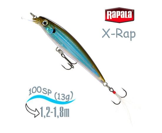 Воблер RAPALA X-Rap 10, MBS, Цвет: MBS, Вес гр: 13, Длина, мм: 100 мм, фото 