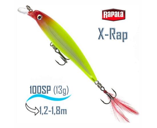 Воблер RAPALA X-Rap 10, CLN, Цвет: CLN, Вес гр: 13, Длина, мм: 100 мм, фото 
