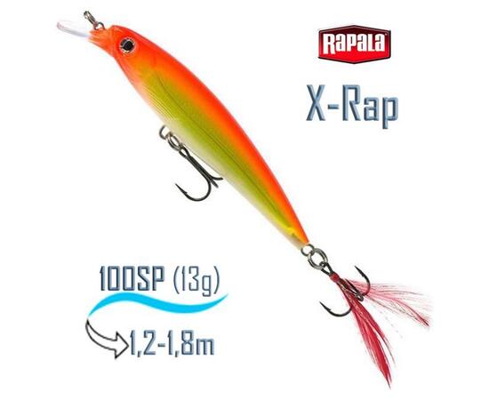 Воблер RAPALA X-Rap 10, HH, Цвет: HH, Вес гр: 13, Длина, мм: 100 мм, фото 