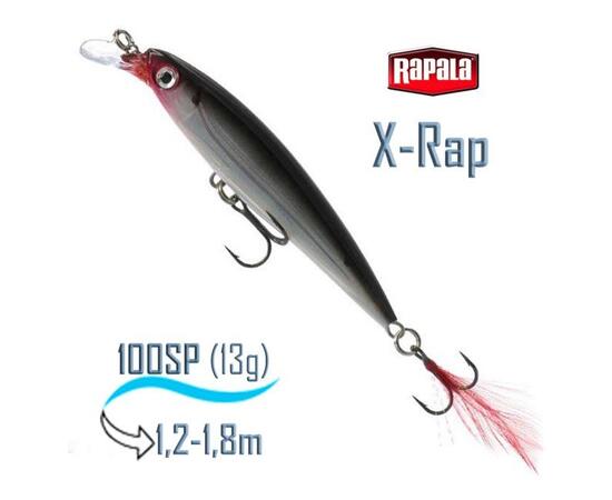 Воблер RAPALA X-Rap 10, S, Цвет: S, Вес гр: 13, Длина, мм: 100 мм, фото 