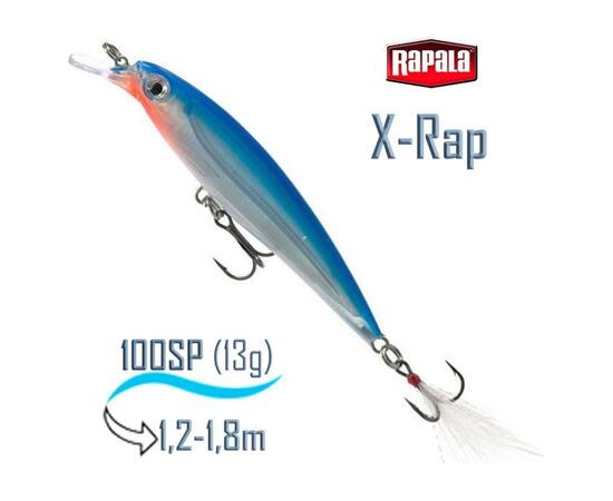 Воблер RAPALA X-Rap 10, SB, Цвет: SB, Вес гр: 13, Длина, мм: 100 мм, фото 