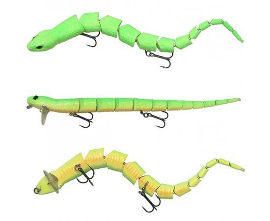 Приманка Savage Gear 3D Snake 30cm 57g F 03-Green Fluo, фото 