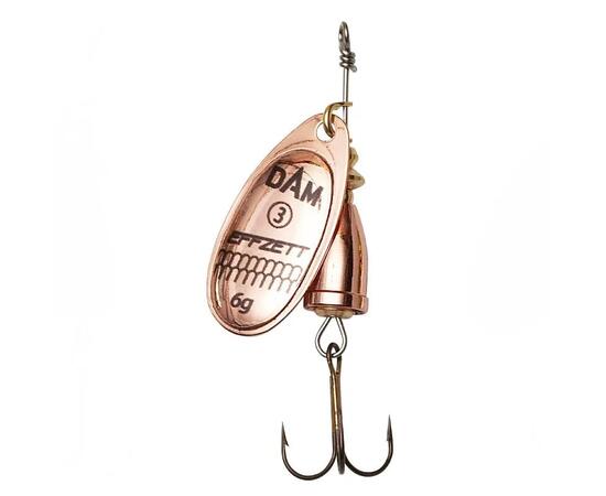 Блесна вращающаяся DAM FZ Executor Spinner #4 8g S Copper, фото 