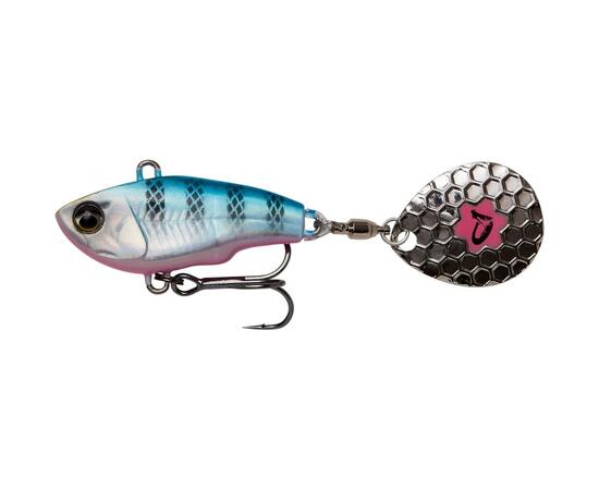 Тейл спиннер SAVAGE GEAR Fat Tail Spin 5.5cm 9g Sinking, Blue Silver Pink, фото 