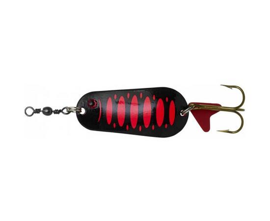 Блесна колебающаяся DAM FZ Standard Spoon 5.5cm 22g S Fluo Red/Black Uv, фото 