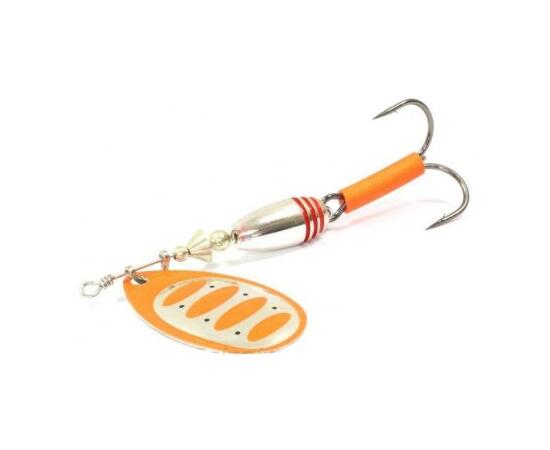 Блесна вращающаяся SAVAGE GEAR Rotex Spinner #1 3.5g S, Fluo Orange/Silver, фото 