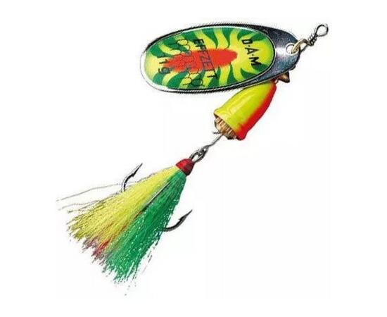 Блесна вращающаяся DAM FZ Executor Dressed Spinner #2 4g S Fireshark, фото 