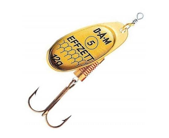 Блесна вращающаяся DAM FZ Standard Spinner #1 3g S Gold, фото 