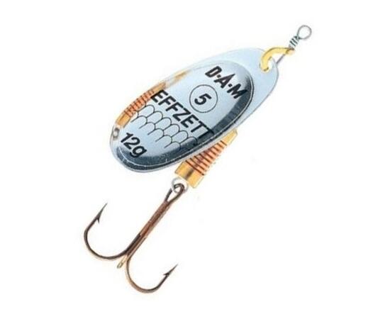 Блесна вращающаяся DAM FZ Standard Spinner #4 10g S Silver, фото 