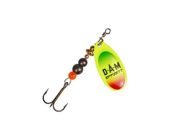 Блесна вращающаяся DAM FZ Fluo Spinner #4 10g S Trio, фото 