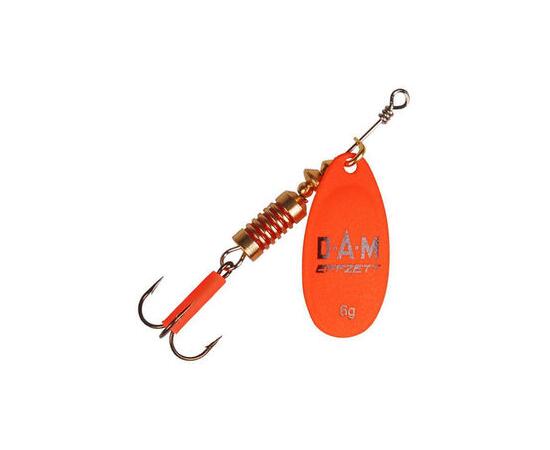 Блесна вращающаяся DAM FZ Fluo Spinner #2 4g S Orange, фото 