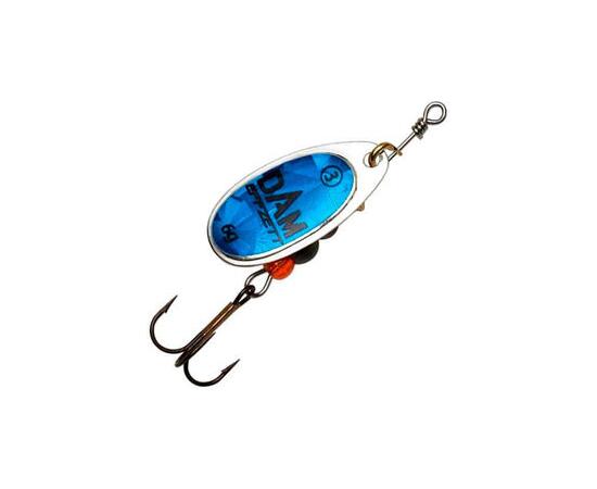 Блесна вращающаяся DAM FZ Fluo Spinner #4 10g S Sky Prisma, фото 