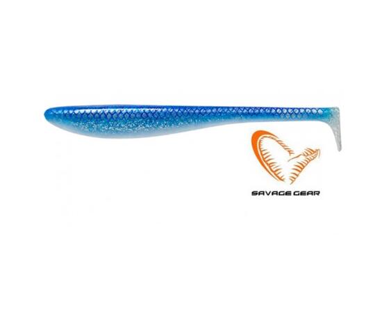 Приманка SAVAGE GEAR Monster Shad 22cm 60g Blue Silver UV 2pcs, фото 