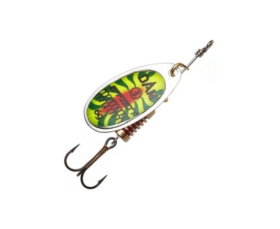 Блесна вращающаяся DAM FZ Standard Spinner #4 10g S Fireshark, фото 