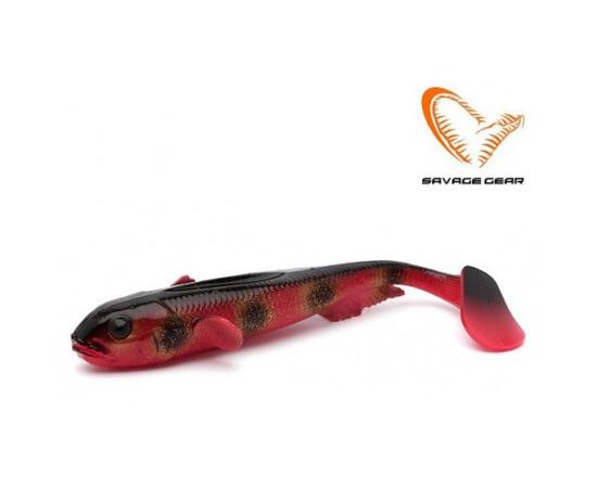 Приманка мягкая SAVAGE GEAR 3D Goby Shad 23cm 96g Red Bullhead UV 1pcs Blister, фото 