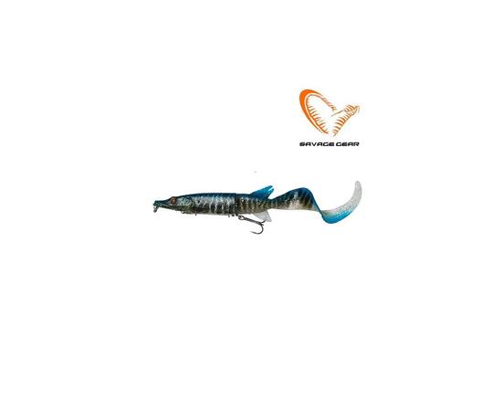 Приманка SAVAGE GEAR 3D Hybrid Pike 17cm 47g Slow Sink Blue Uv, фото 