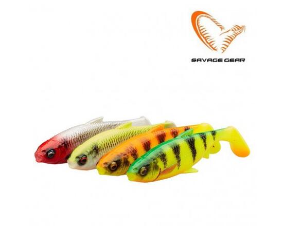 Приманка мягкая SAVAGE GEAR 3D River Roach 12cm 17g Dark Water Mix 4шт, фото 