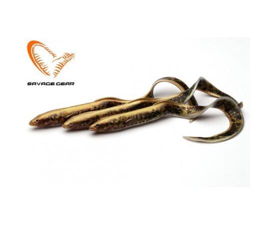 Приманка мягкая SAVAGE GEAR LB Real EEL 15cm 12g Lamprey PHP 3pcs Blister, фото 