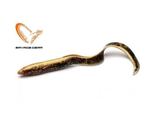 Приманка мягкая SAVAGE GEAR LB Real EEL 20cm 27g Lamprey PHP 2pcs Blister, фото 