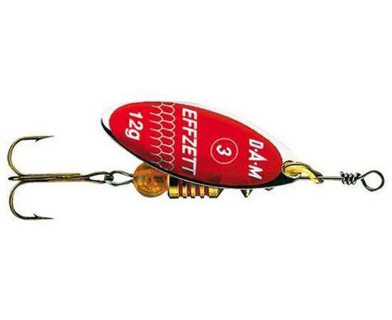 Блесна вращающаяся DAM FZ Predator Spinner #2 7g S Reflex Red, фото 
