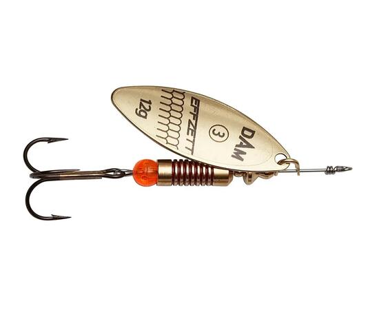 Блесна вращающаяся DAM FZ Predator Spinner #3 12g S Gold, фото 