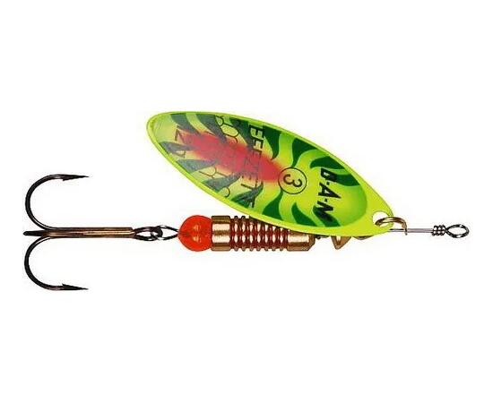 Блесна вращающаяся DAM FZ Predator Spinner #3 12g S Fireshark, фото 