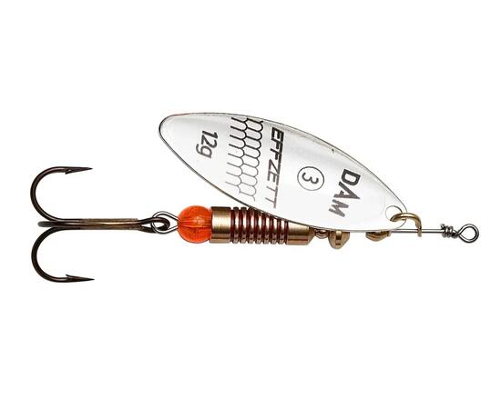 Блесна вращающаяся DAM FZ Predator Spinner #1 4g S Silver, фото 